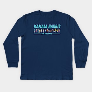 For the people - Kamala Harris Kids Long Sleeve T-Shirt